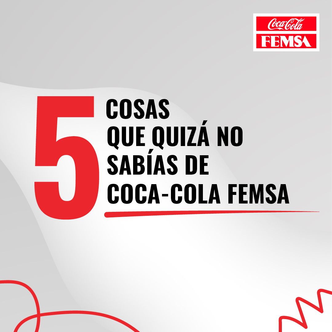 Imagen que enlaza a la página en LinkedIn de Coca-Cola FEMSA, con la leyenda 